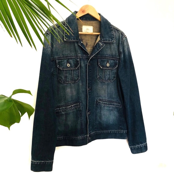 Vintage Jag Mens denim Jacket Size L - Picture 2 of 9